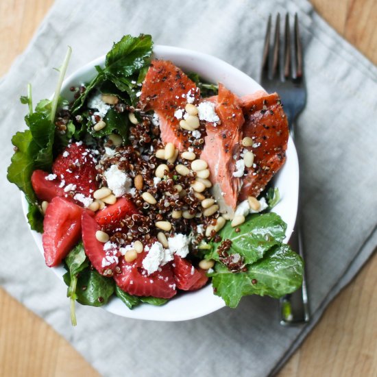 Strawberry and Salmon Salad