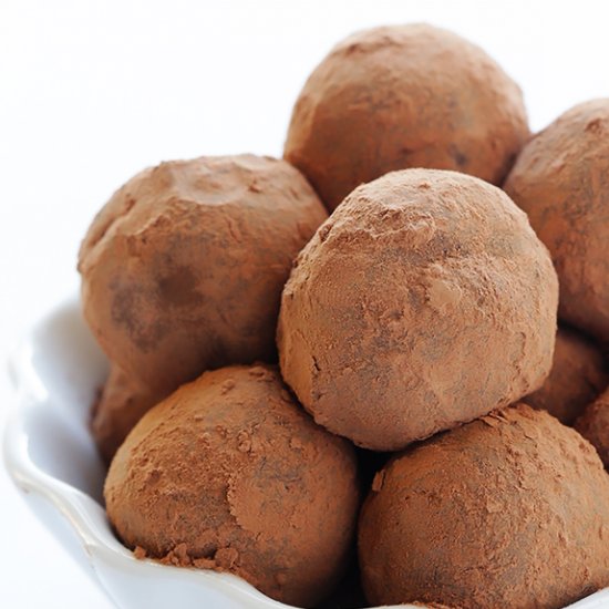 Whiskey Dark Chocolate Truffles