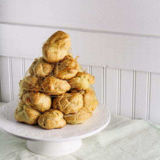 Peanut Butter Croquembouche