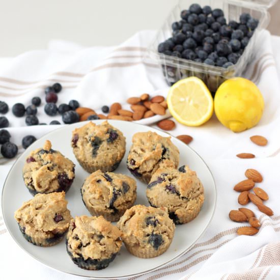 Blueberry Almond Muffins