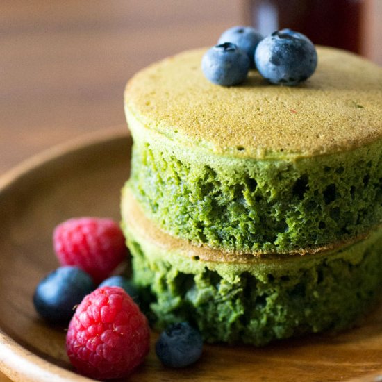 Matcha (Green Tea) Pancakes