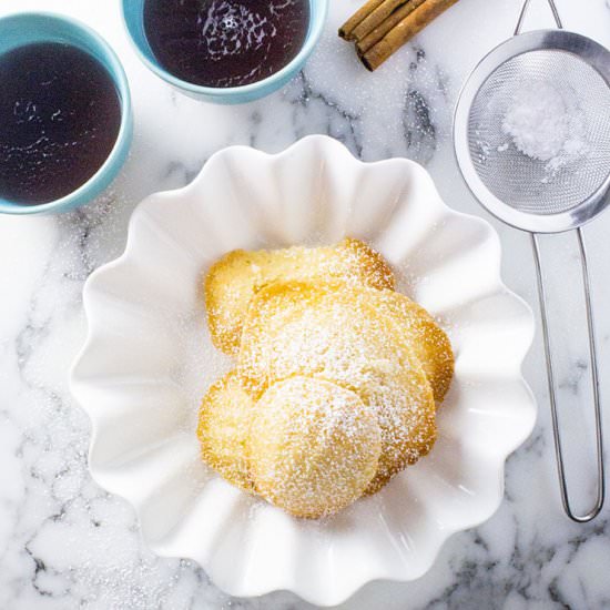 Vanilla Rose Madeleines (Vegan)