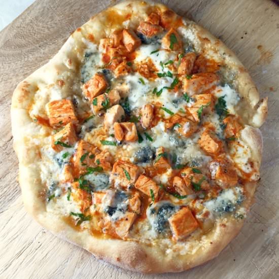 Buffalo Chicken & Blue Cheese Pizza