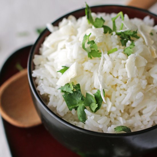 Coconut Cilantro Rice