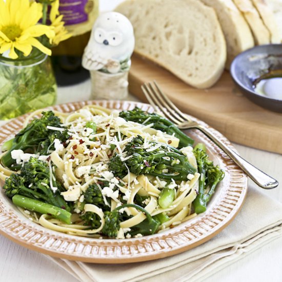 Pasta with Broccolini and Feta