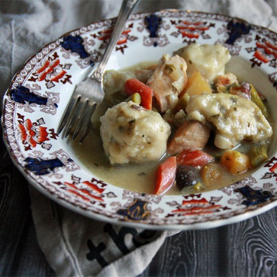 Spring Chicken and Dumplings