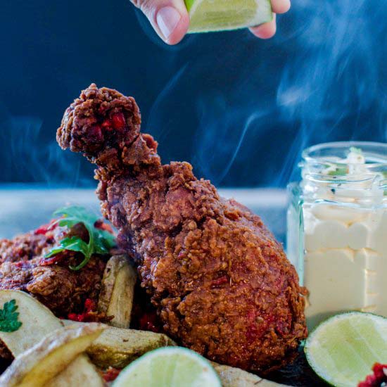 Crispy Tandoori Fried Chicken