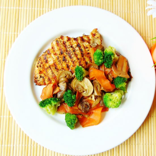 Chicken Breast with Vegetables