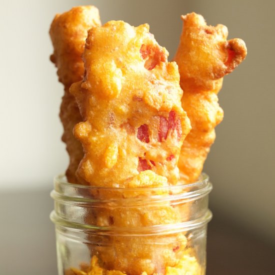 Nacho Doritos Beer Battered Bacon