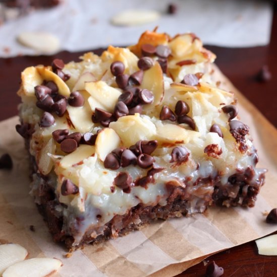 Almond Joy Magic Cookie Bars