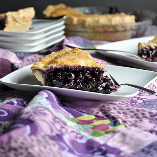 The Best Blueberry Pie