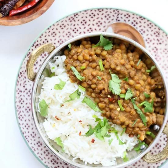 Spicy Garlic Dal