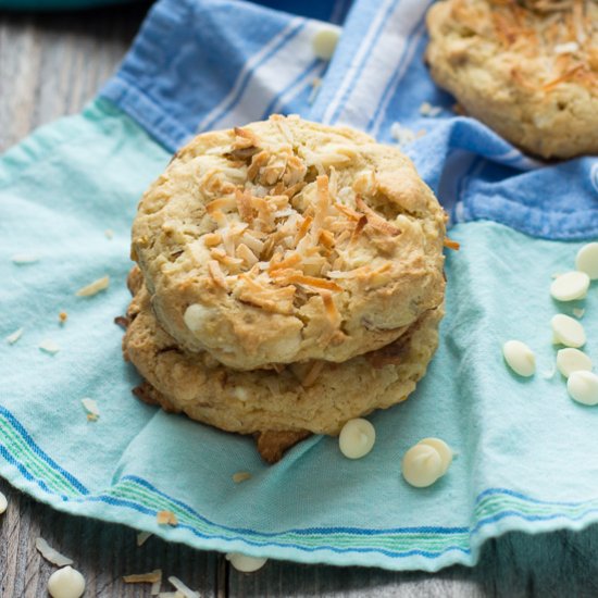 Soft-Baked Lemon Coconut Cookies