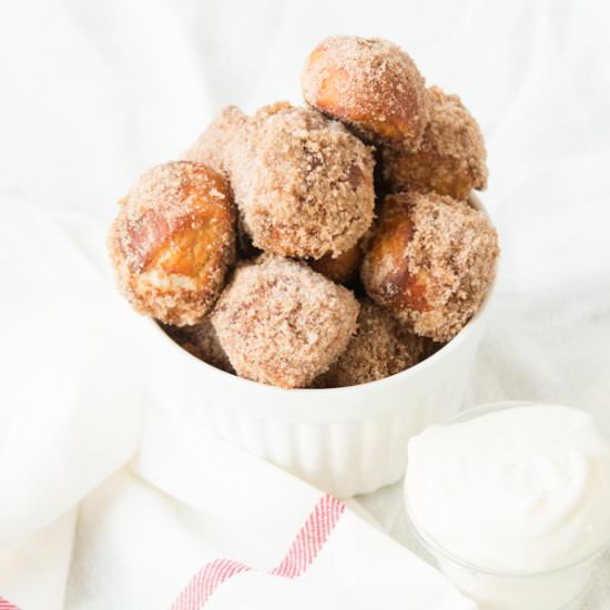 Cinnamon Roll Pretzel Bites