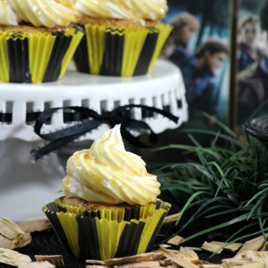 Harry Potter Butter Beer Cupcakes