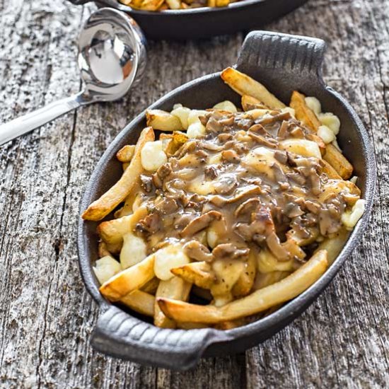 Canadian Poutine with Mushroom Gravy