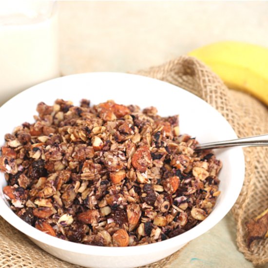 Almond & Flax Blueberry Granola