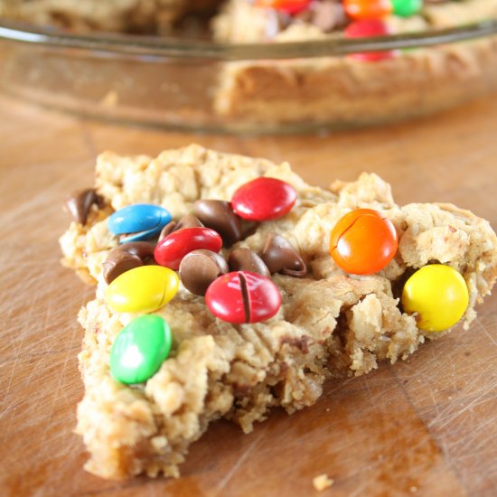 Monster Cookie Pizza