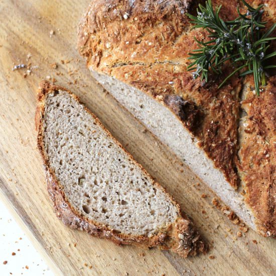 Rosemary & Buckwheat Soda Bread