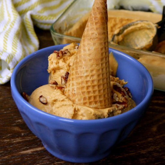 Dulce de Leche No-Churn Ice Cream