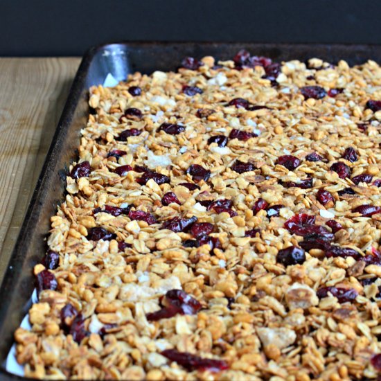 Cranberry Ginger Granola