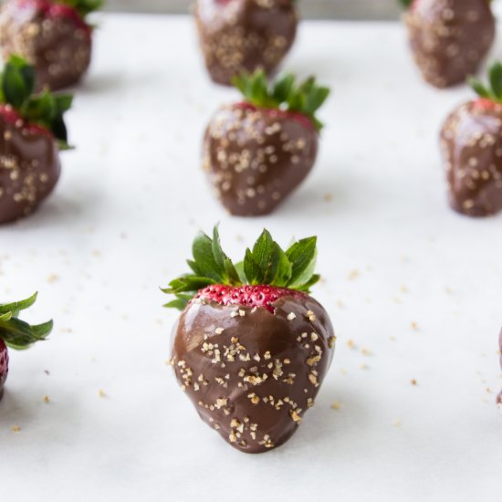 Chocolate Strawberries, Chile Salt