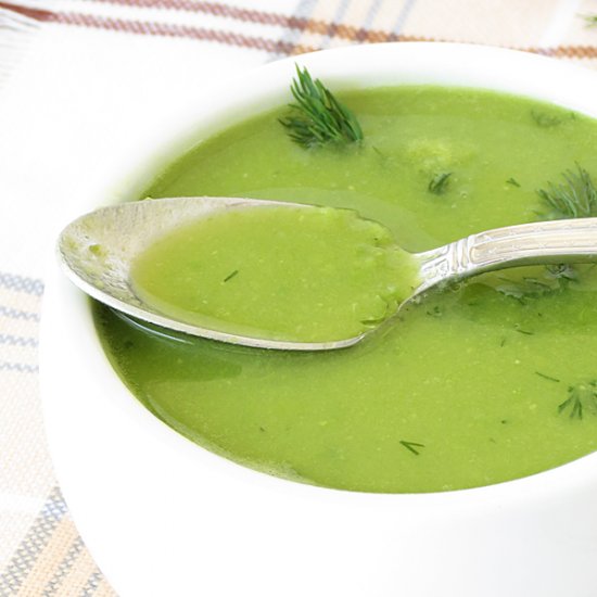 Creamy Sweet Pea Soup