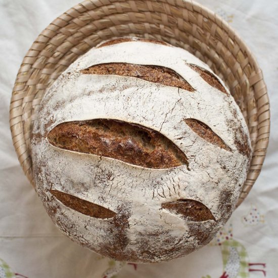 Pumpkin Seed Pesto Sourdough Bread