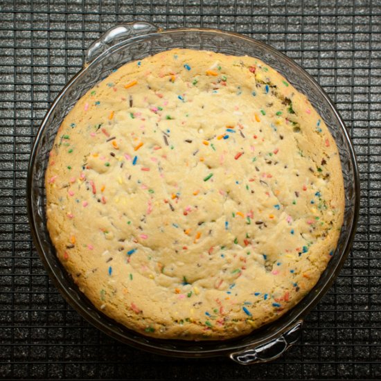 Mini Funfetti Cookie Cake