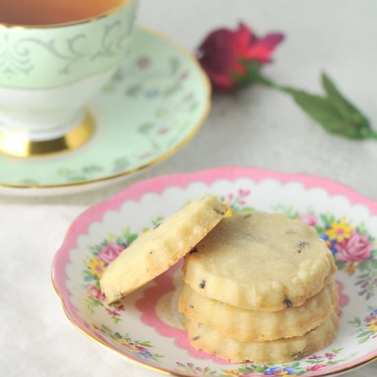 Lavender Shortbread Cookies