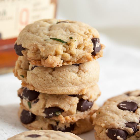 Bourbon Chocolate Chip Cookies