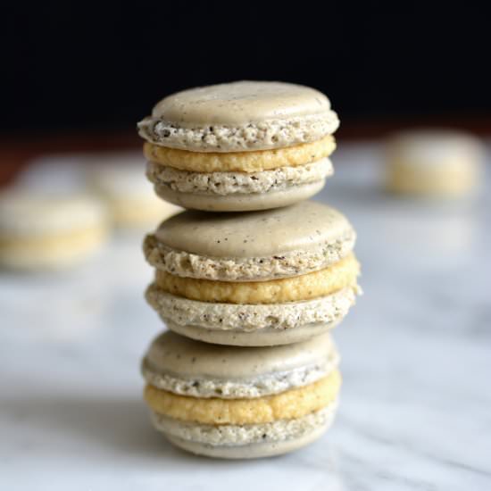 Earl Grey Tea Macarons