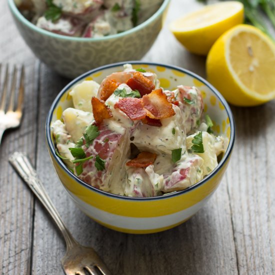 Chicken Bacon Ranch Potato Salad