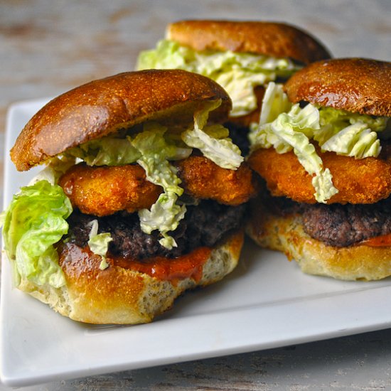 Surf & Turf Sliders w/ Caesar Slaw