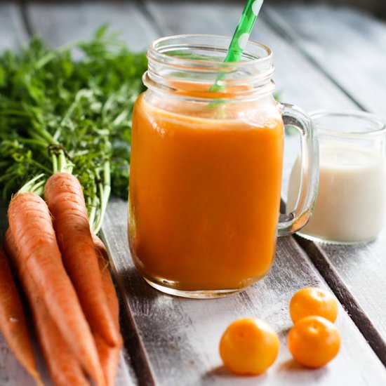 Orange Carrot Coconut Smoothie