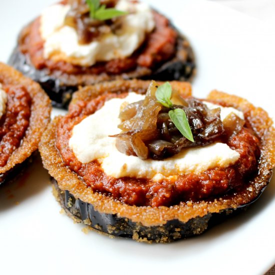 Easy Eggplant Pizzas