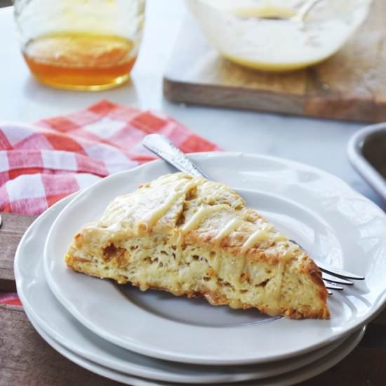 Honey Butter Chicken Biscuit Scones