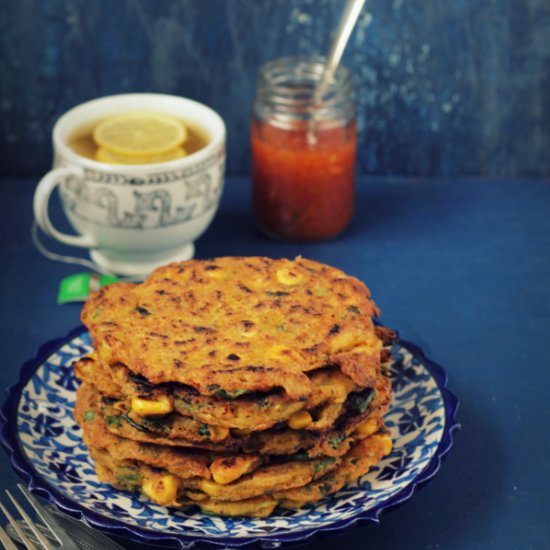 Sweet Corn & White Pumpkin Pancake