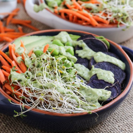 Rainbow Veggie Quinoa Bowl