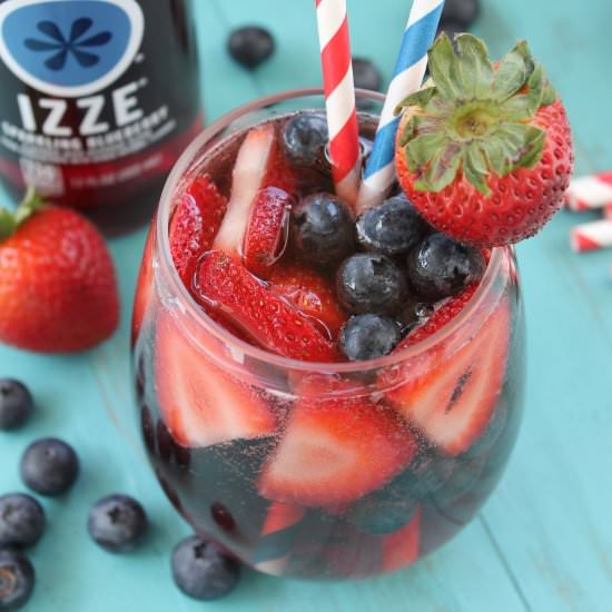 Red White and Blueberry Punch