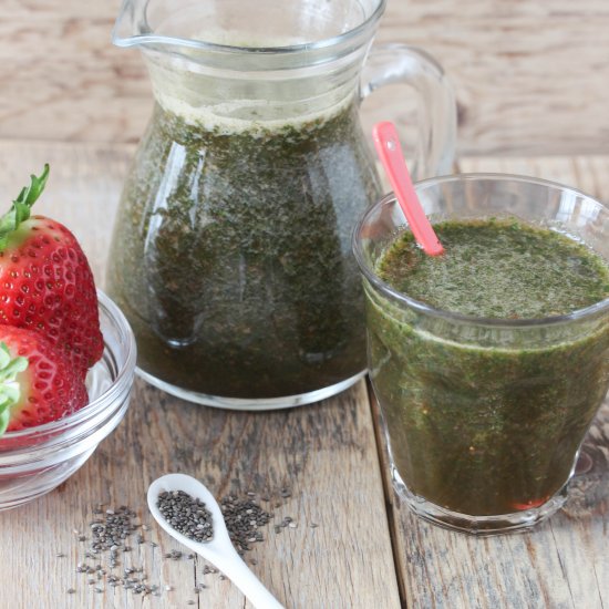 Strawberry Spinach Smoothie