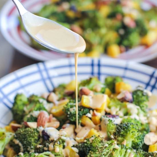 Broccoli Salad with Peanut Sauce