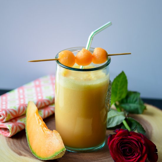 Muskmelon Coconut Smoothie