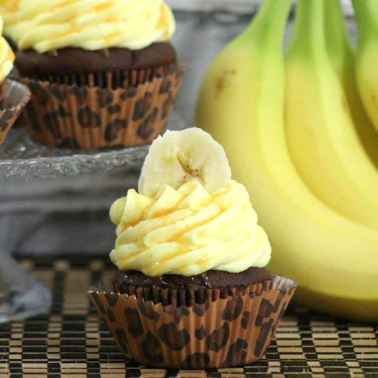 Chunky Monkey Cupcake