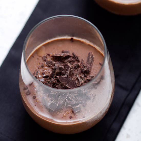 Chocolate Coconut Panna Cotta