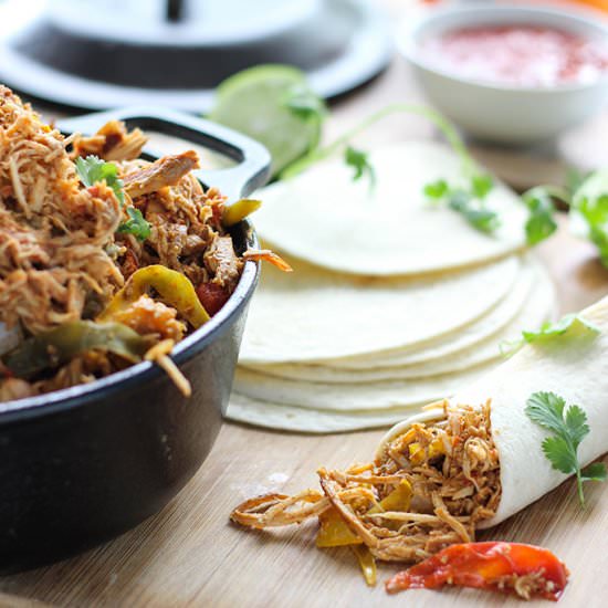 Slow Cooker Chicken Fajitas