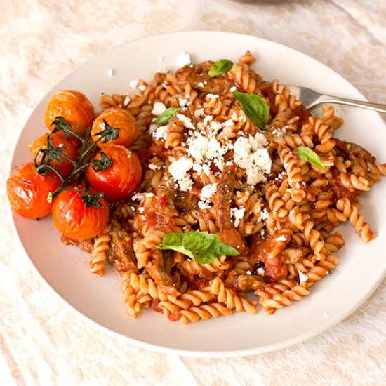 Beef and Tomato Rotini