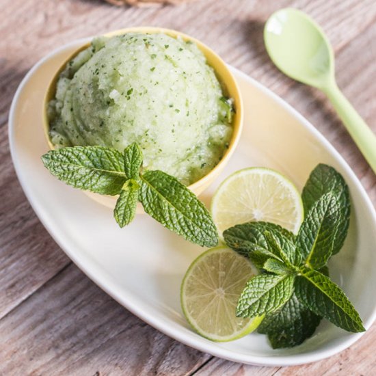 5-Minute Refreshing Mojito Sorbet