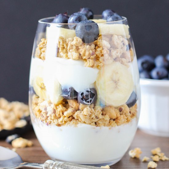 Blueberry Banana Parfait