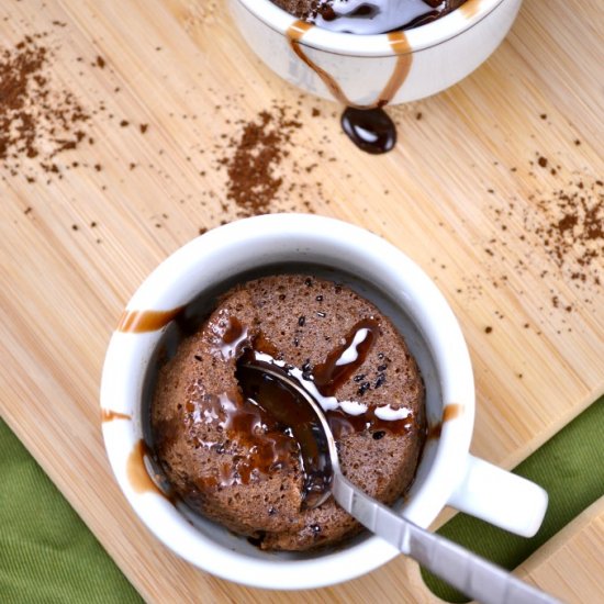 Guilt Free Mocha Mug Cake